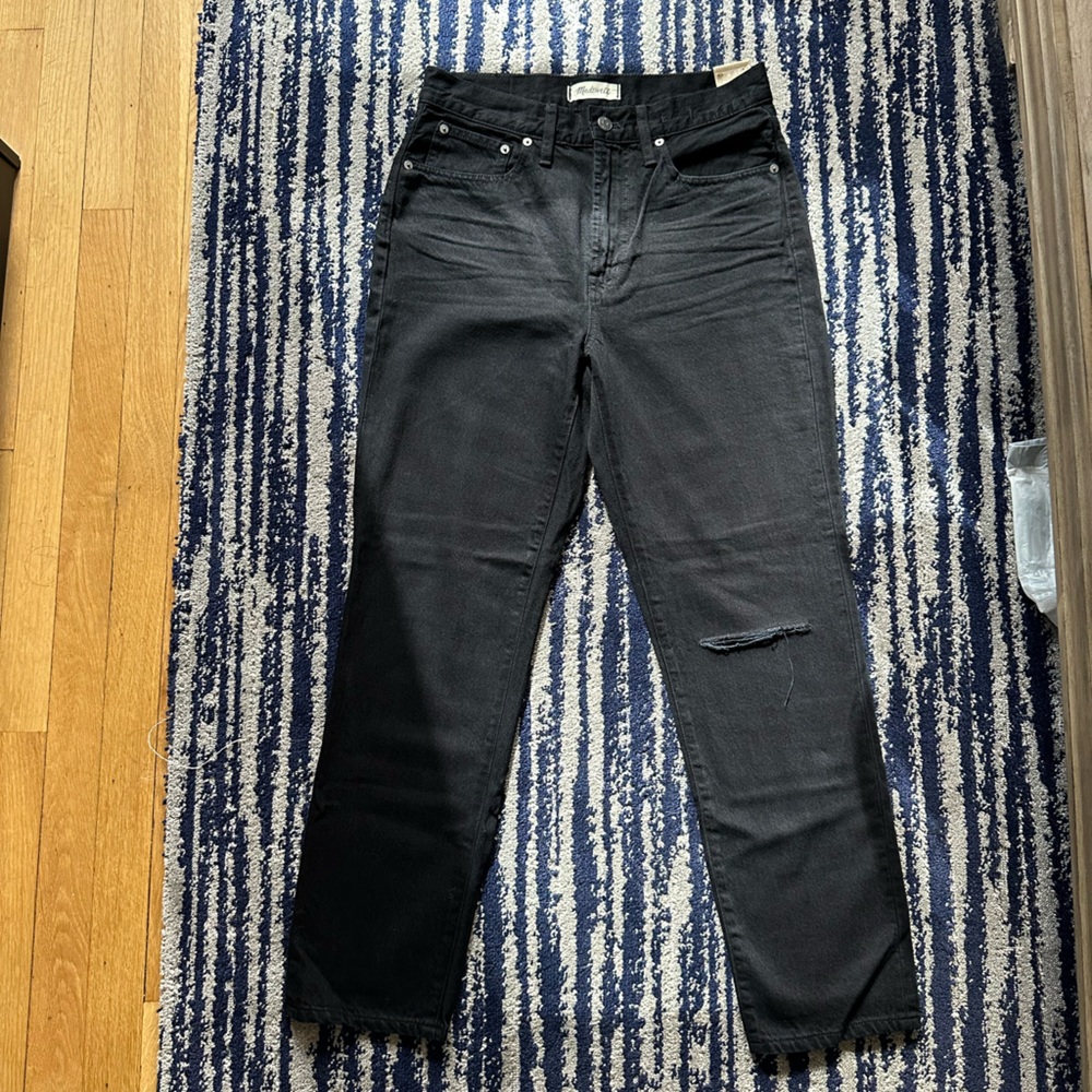 NWT - Madewell - Black The Perfect Vintage Jean - size 27
